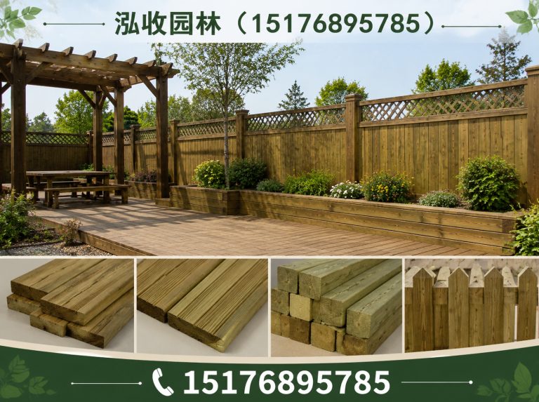钦州防腐木展示图